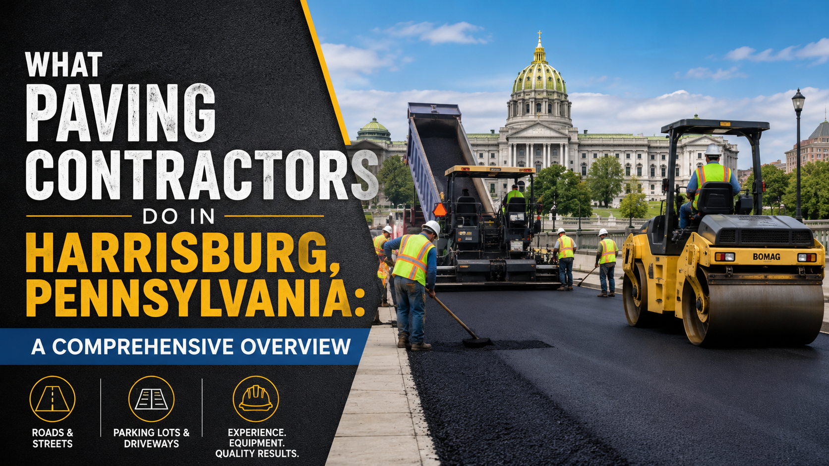 What Paving Contractors Do in Harrisburg, Pennsylvania: A Comprehensive Overview